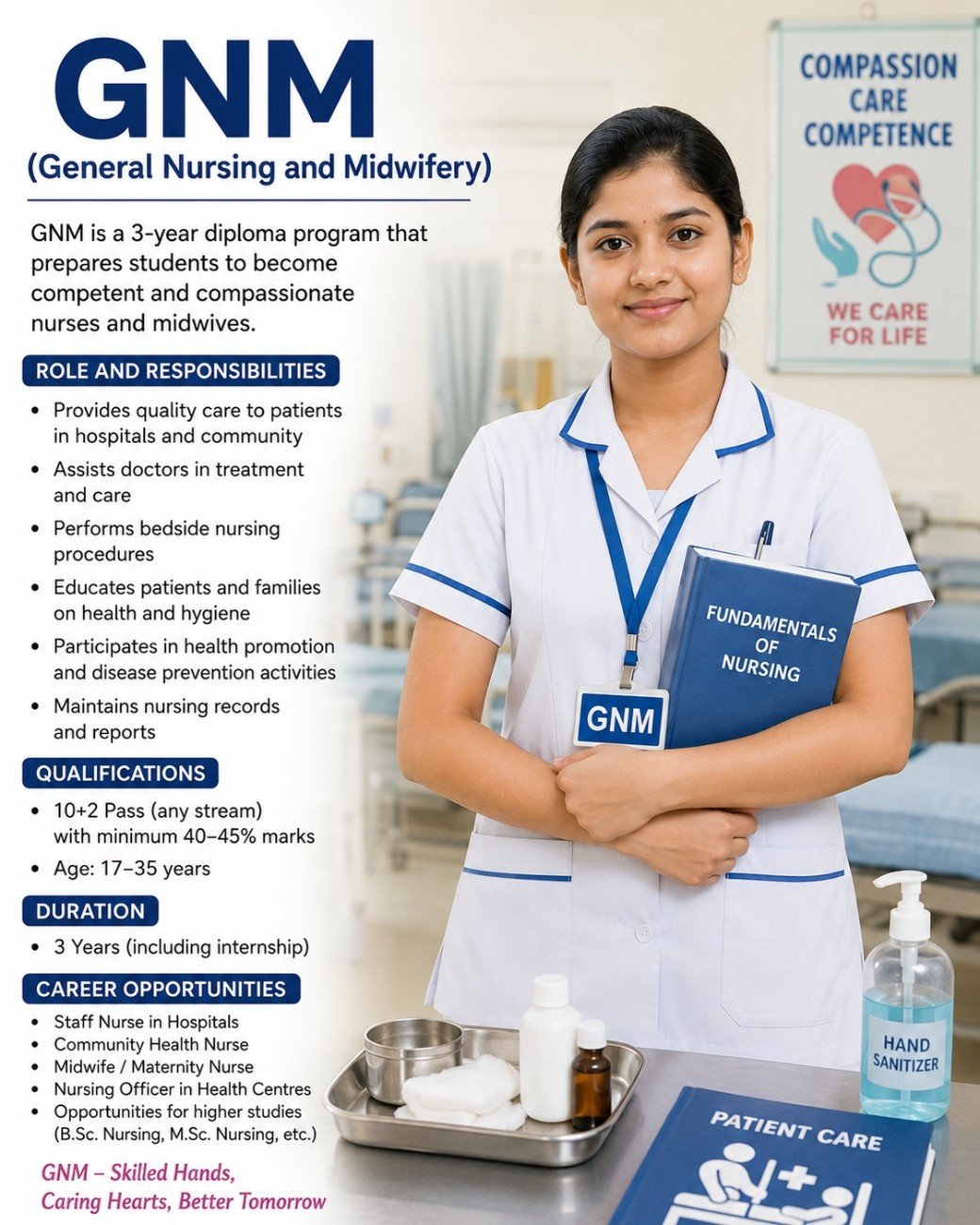 General Nursing and Midwifery (GNM)